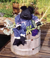 black piggy doll